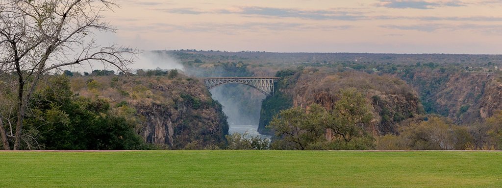 The Victoria Falls Hotel — accommodation and surroundings